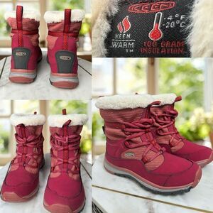 🔥 KEEN || Winter Snow Insulated Terradora Apres Fur Lined Hiking Boot Size 5